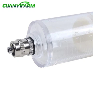 10 ml-es 20 ml-es műanyag acél fecskendő állatoknak