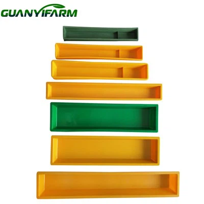 Műanyag téglalap alakú vályú